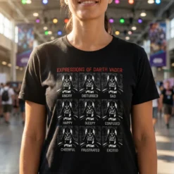 Star Wars - Vader Expressions T-Shirt schwarz