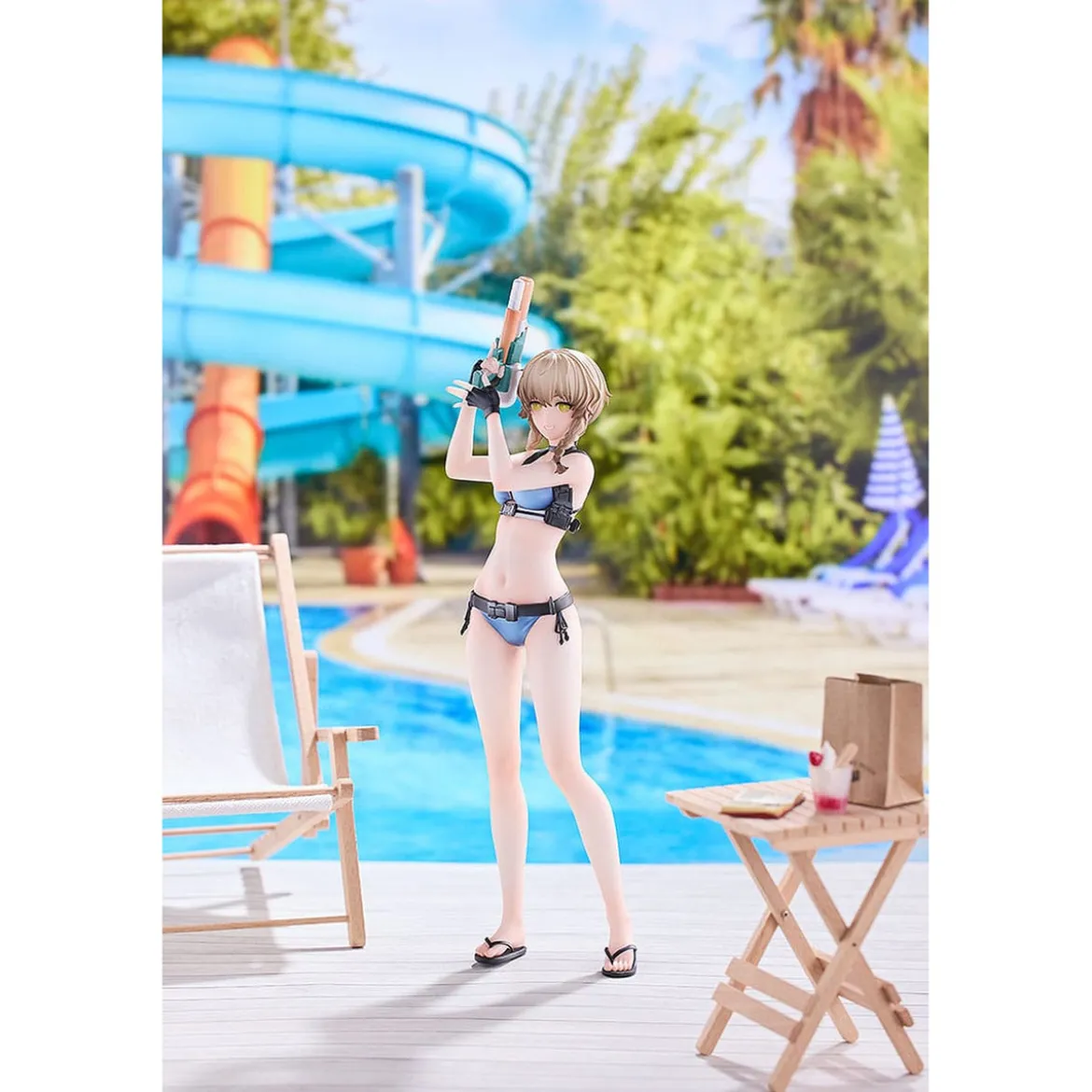Steins Gate PVC Statue 1/7 Suzuha Amane: Swimsuit Ver. 26 cm