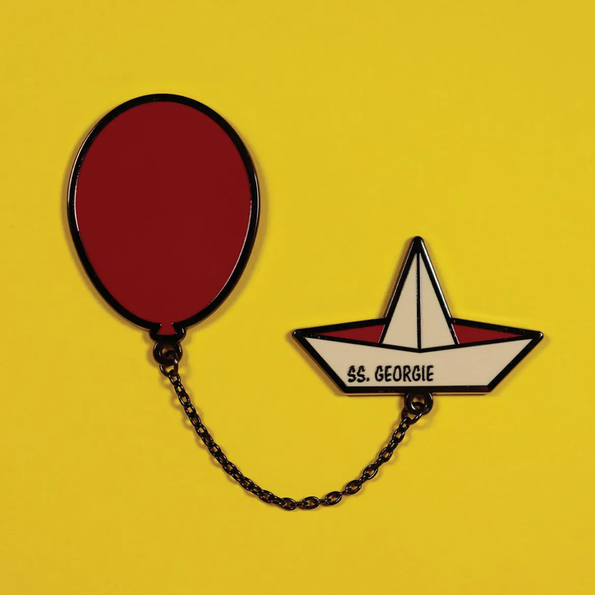 Stephen Kings ES - Ballon und Boot Pin Set