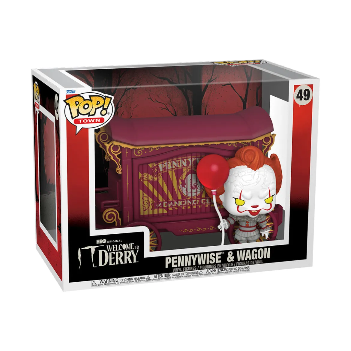 Stephen Kings ES - Pennywise mit Wagon Funko Pop Figur
