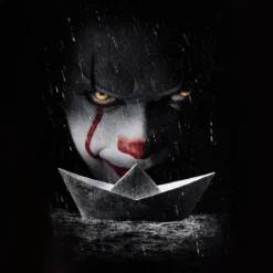 Stephen Kings ES - Pennywise Papierboot T-Shirt schwarz