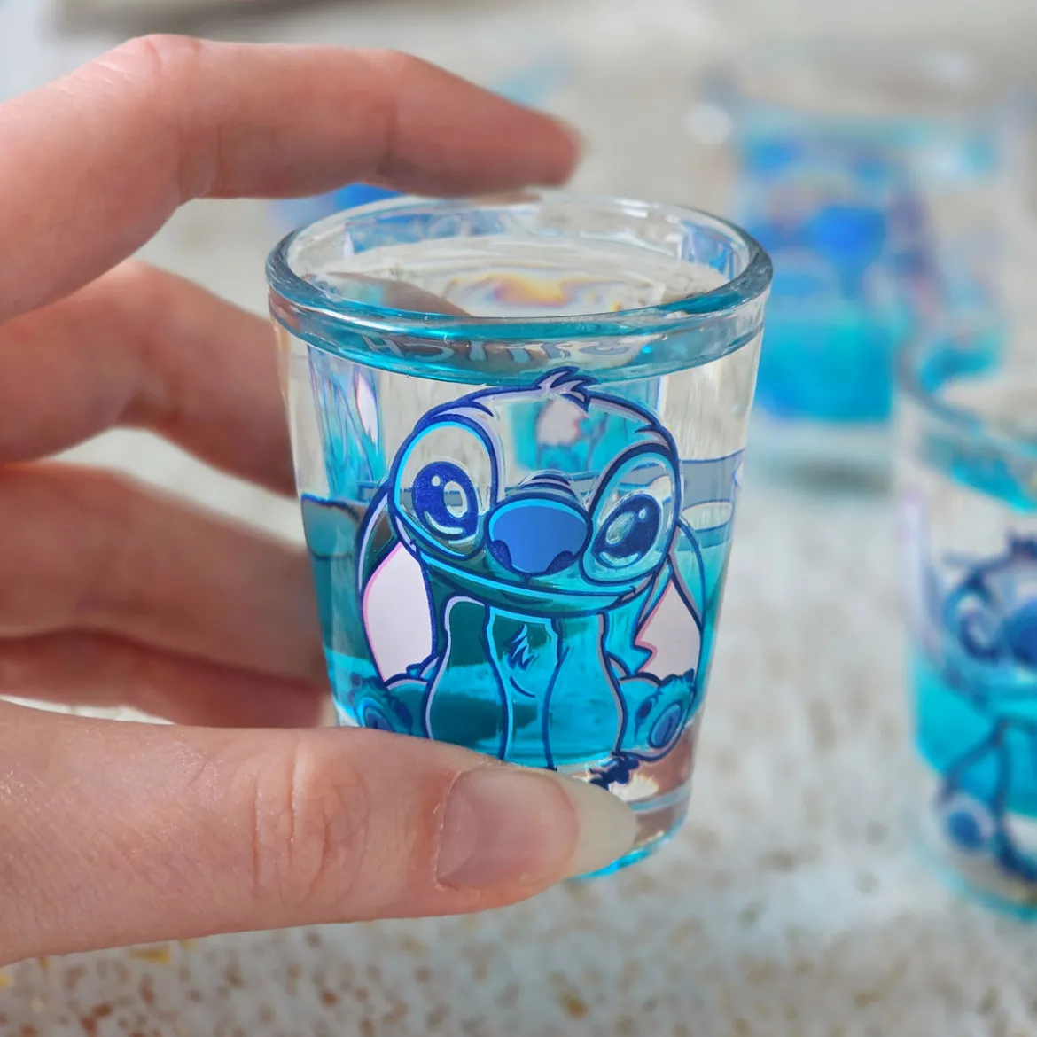 Stitch Aloha Gläser 4er Set - Lilo & Stitch