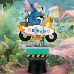 Stitch Coin Ride D-Stage Diorama Figur - Lilo & Stitch