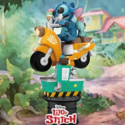 Stitch Coin Ride D-Stage Diorama Figur - Lilo & Stitch