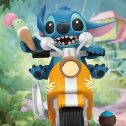 Stitch Coin Ride D-Stage Diorama Figur - Lilo & Stitch
