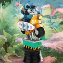Stitch Coin Ride D-Stage Diorama Figur - Lilo & Stitch