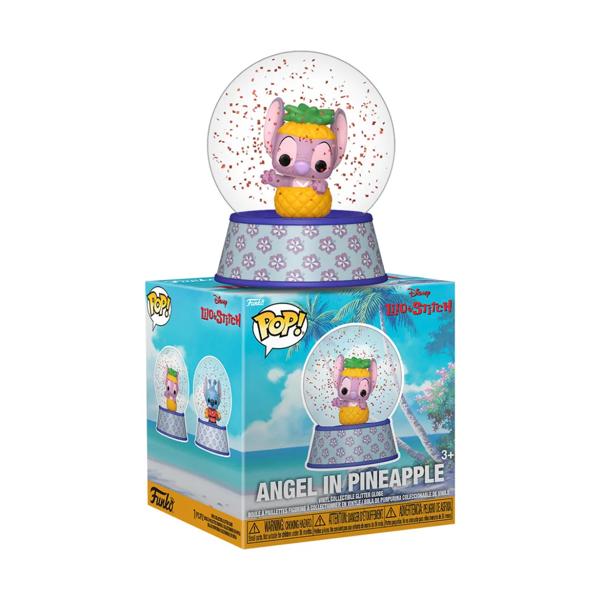 Stitch Funko Pop Mystery Glitter Schneekugel - Lilo & Stitch