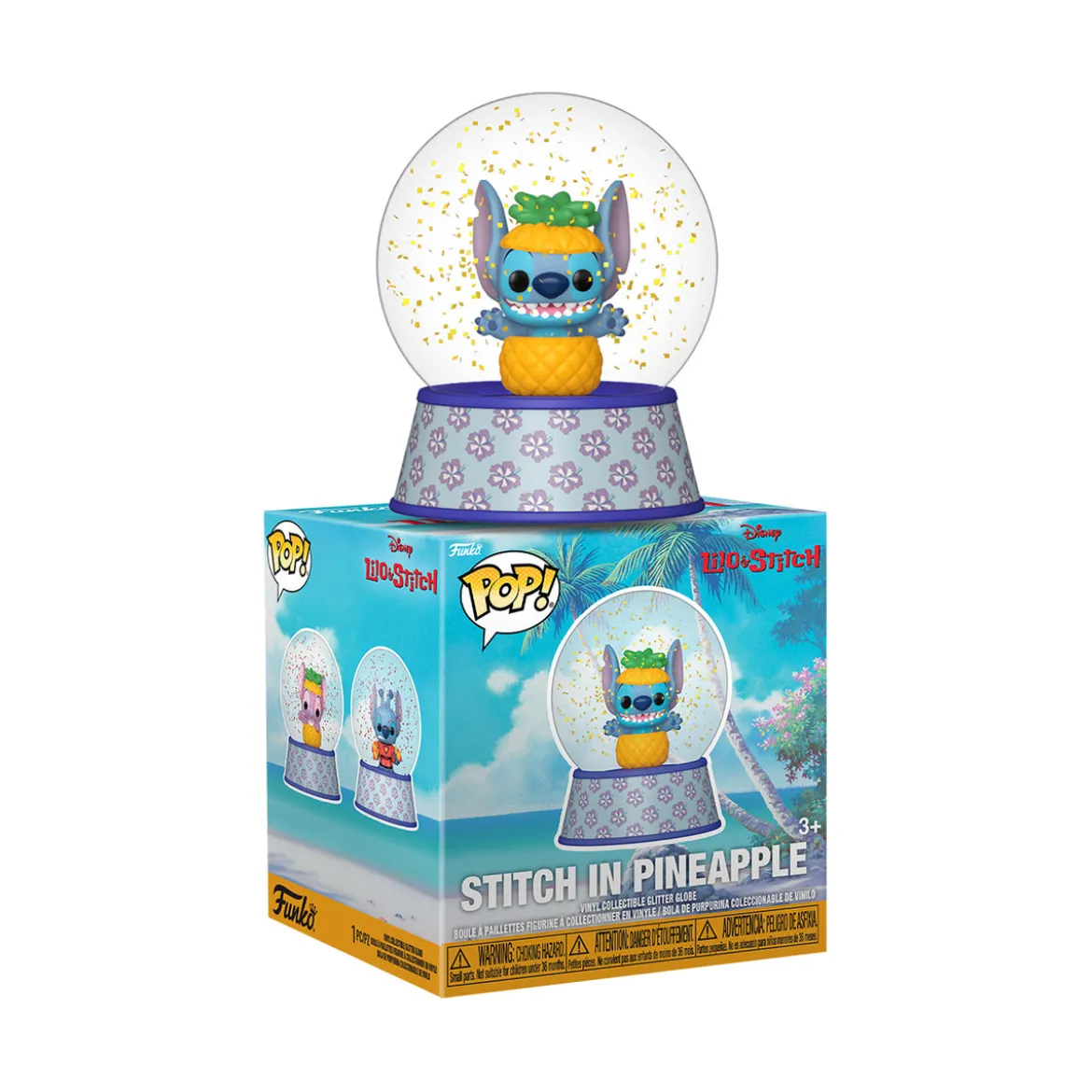 Stitch Funko Pop Mystery Glitter Schneekugel - Lilo & Stitch