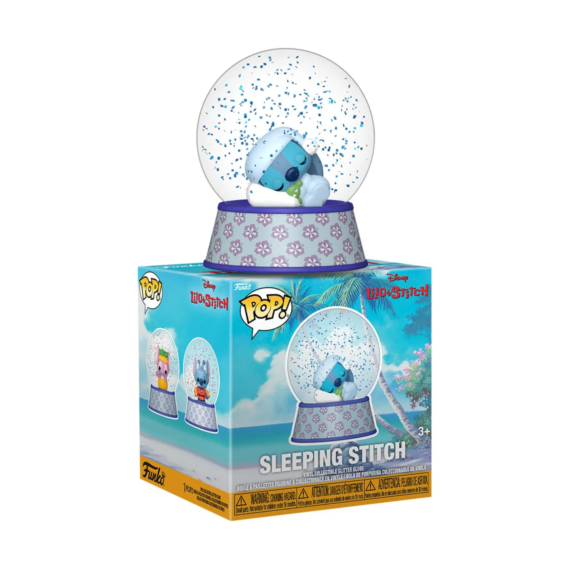 Stitch Funko Pop Mystery Glitter Schneekugel - Lilo & Stitch