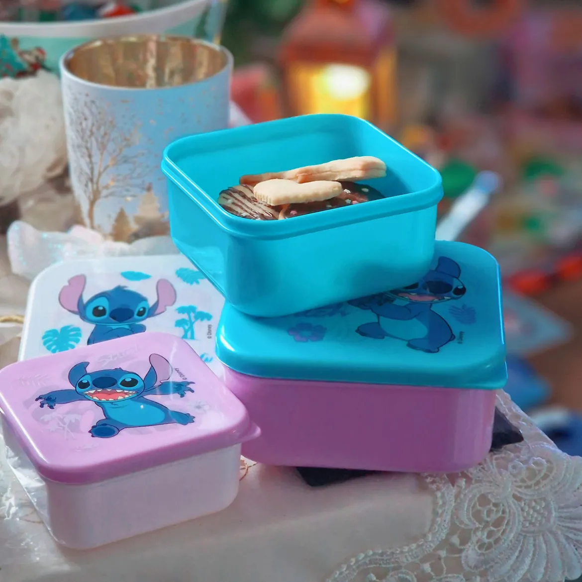 Stitch Lunchbox 3er Set - Lilo & Stitch
