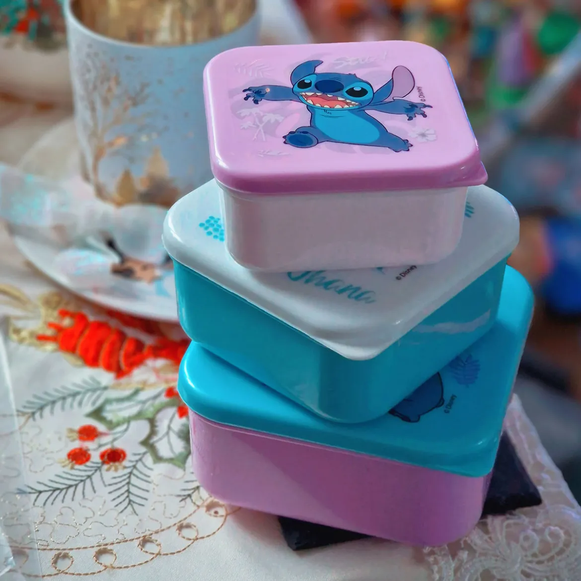 Stitch Lunchbox 3er Set - Lilo & Stitch