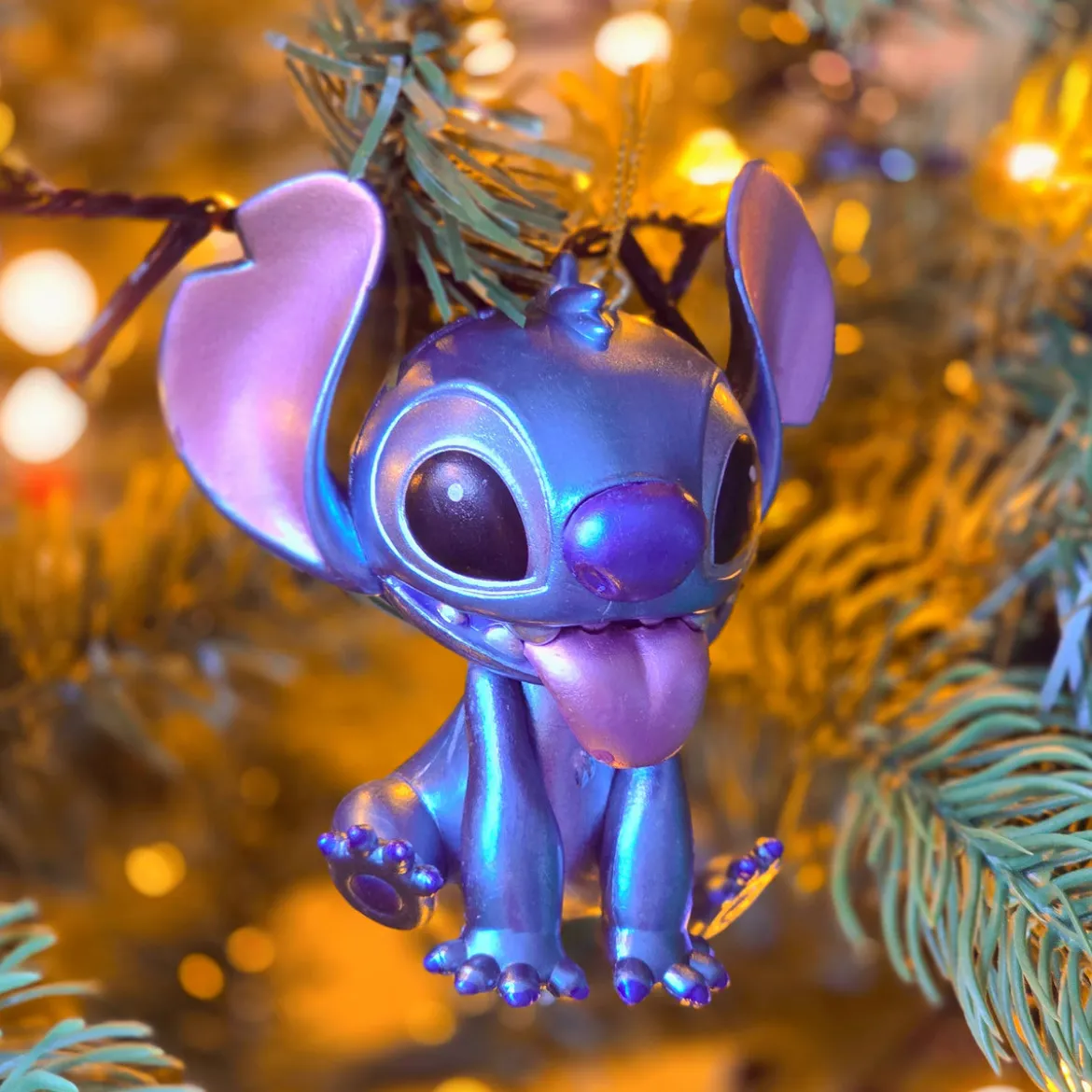 Stitch metallic Weihnachtsbaum-Schmuck - Lilo & Stitch