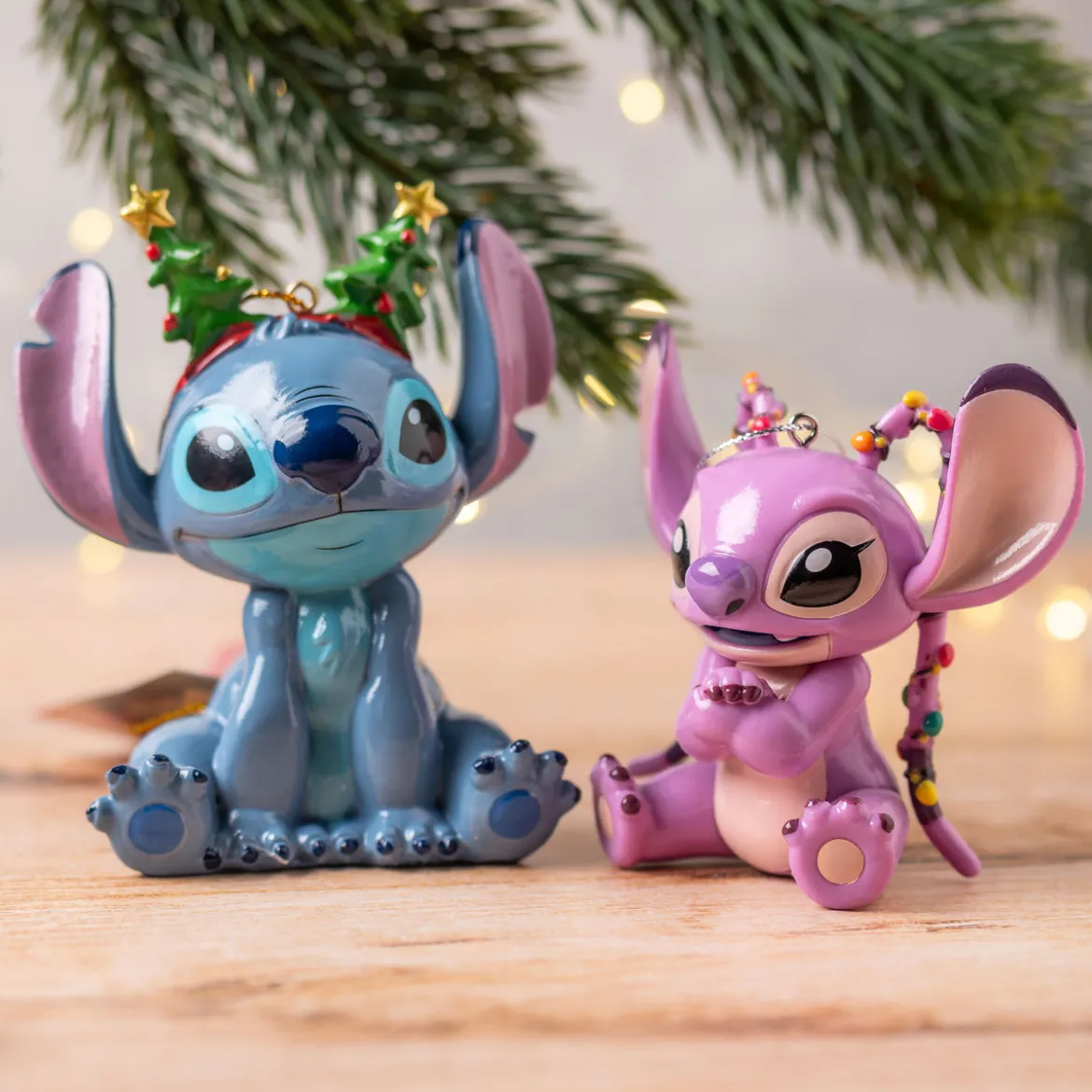 Stitch mit Haarreifen Weihnachtsbaum-Schmuck - Lilo & Stitch