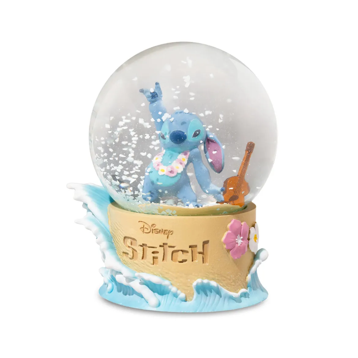 Stitch mit Ukulele Schneekugel - Lilo & Stitch