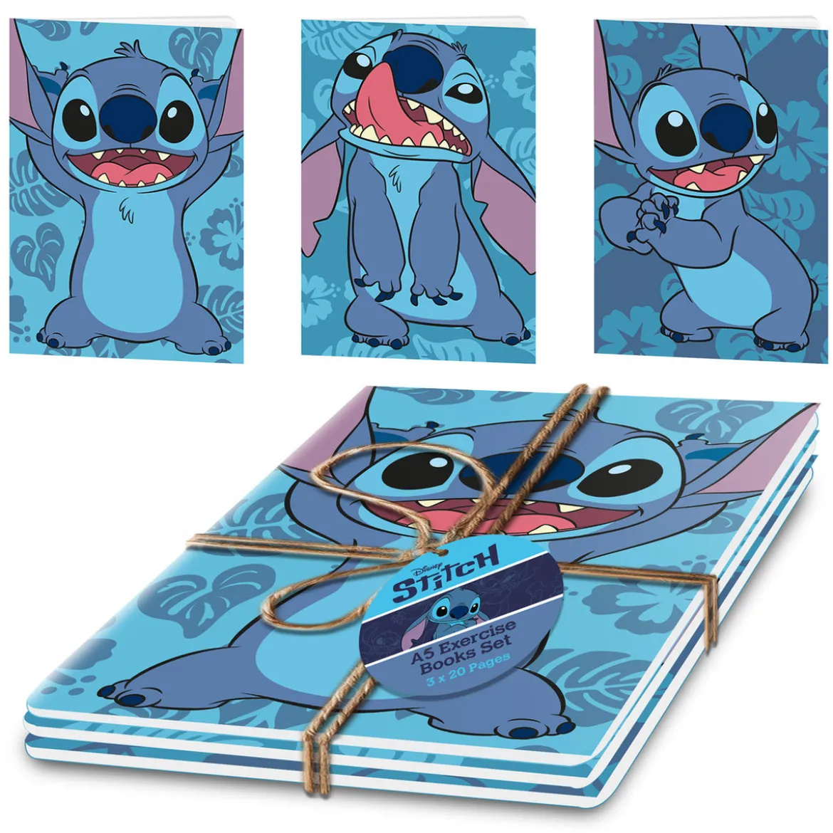 Stitch Notizbücher 3er Set - Lilo & Stitch