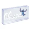 Stitch Ohana Neon Lampe - Lilo & Stitch