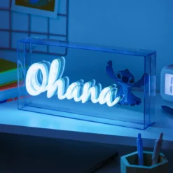 Stitch Ohana Neon Lampe - Lilo & Stitch