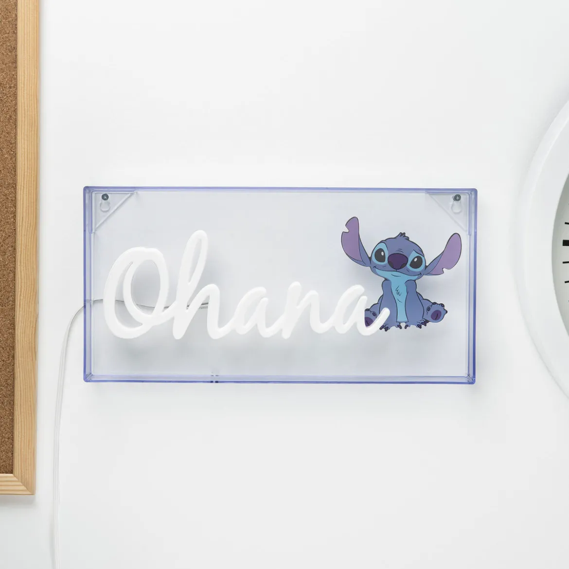 Stitch Ohana Neon Lampe - Lilo & Stitch