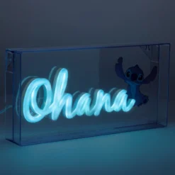 Stitch Ohana Neon Lampe - Lilo & Stitch