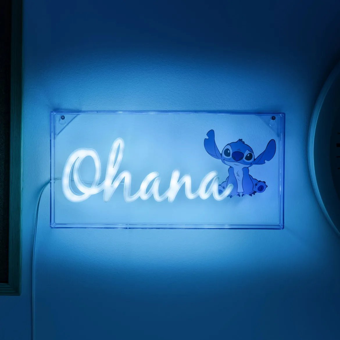 Stitch Ohana Neon Lampe - Lilo & Stitch