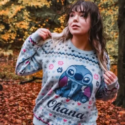 Stitch Ohana Strickpullover - Lilo & Stitch