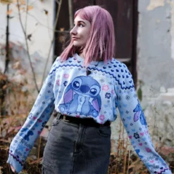 Stitch Ohana Strickpullover - Lilo & Stitch