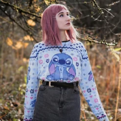 Stitch Ohana Strickpullover - Lilo & Stitch