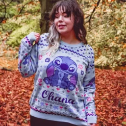 Stitch Ohana Strickpullover - Lilo & Stitch