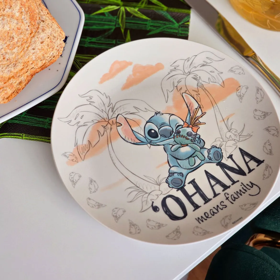 Stitch Ohana Tellerset - Lilo & Stitch