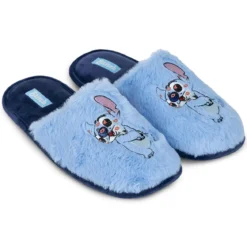 Stitch Plüsch Pantoffeln blau - Lilo & Stitch
