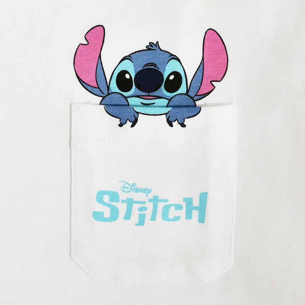 Stitch Pocket T-Shirt weiß - Lilo & Stitch