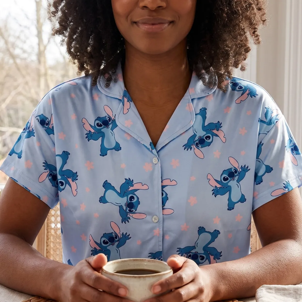 Stitch Pyjama kurz Damen - Lilo & Stitch