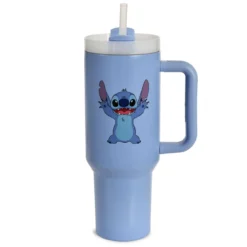Stitch To Go Becher mit Strohhalm - Lilo & Stitch