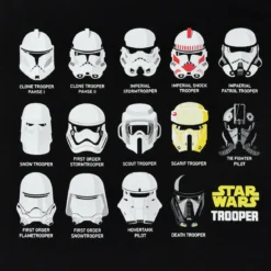 Stormtrooper Helm Collage T-Shirt schwarz - Star Wars