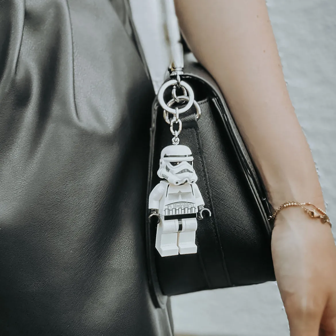Stormtrooper LEGO Schlüsselanhänger mit Licht - Star Wars