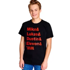 Stranger Kids T-Shirt schwarz