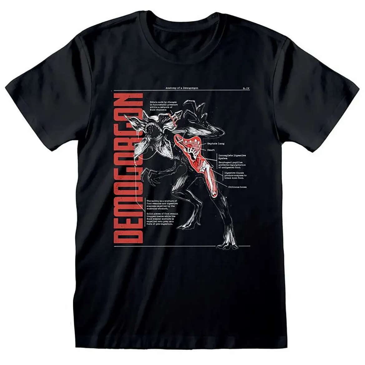 Stranger Things - Anatomy of a Demogorgon T-Shirt