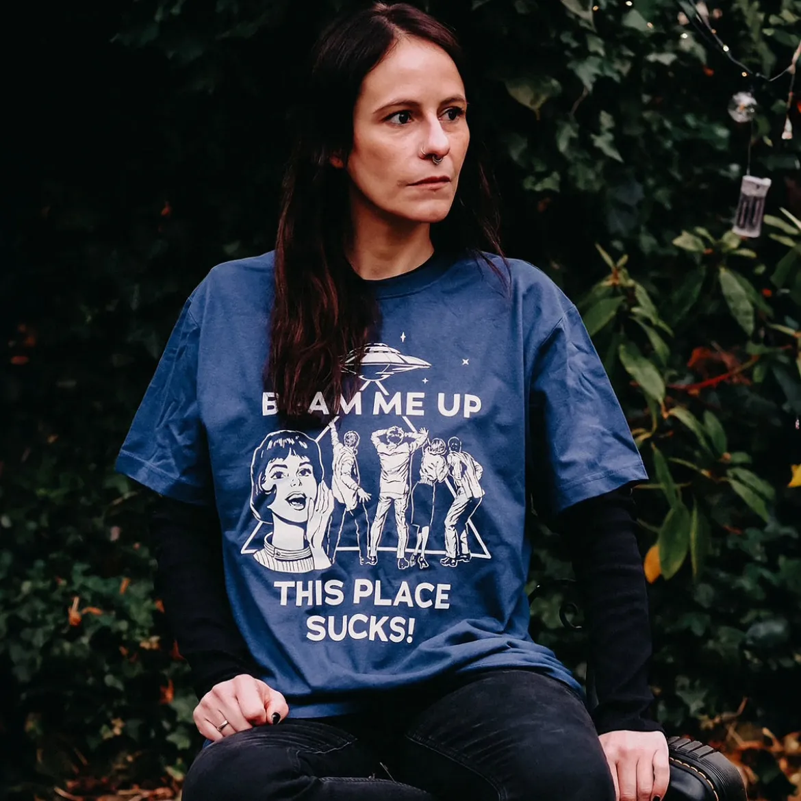 Stranger Things - Beam Me Up T-Shirt