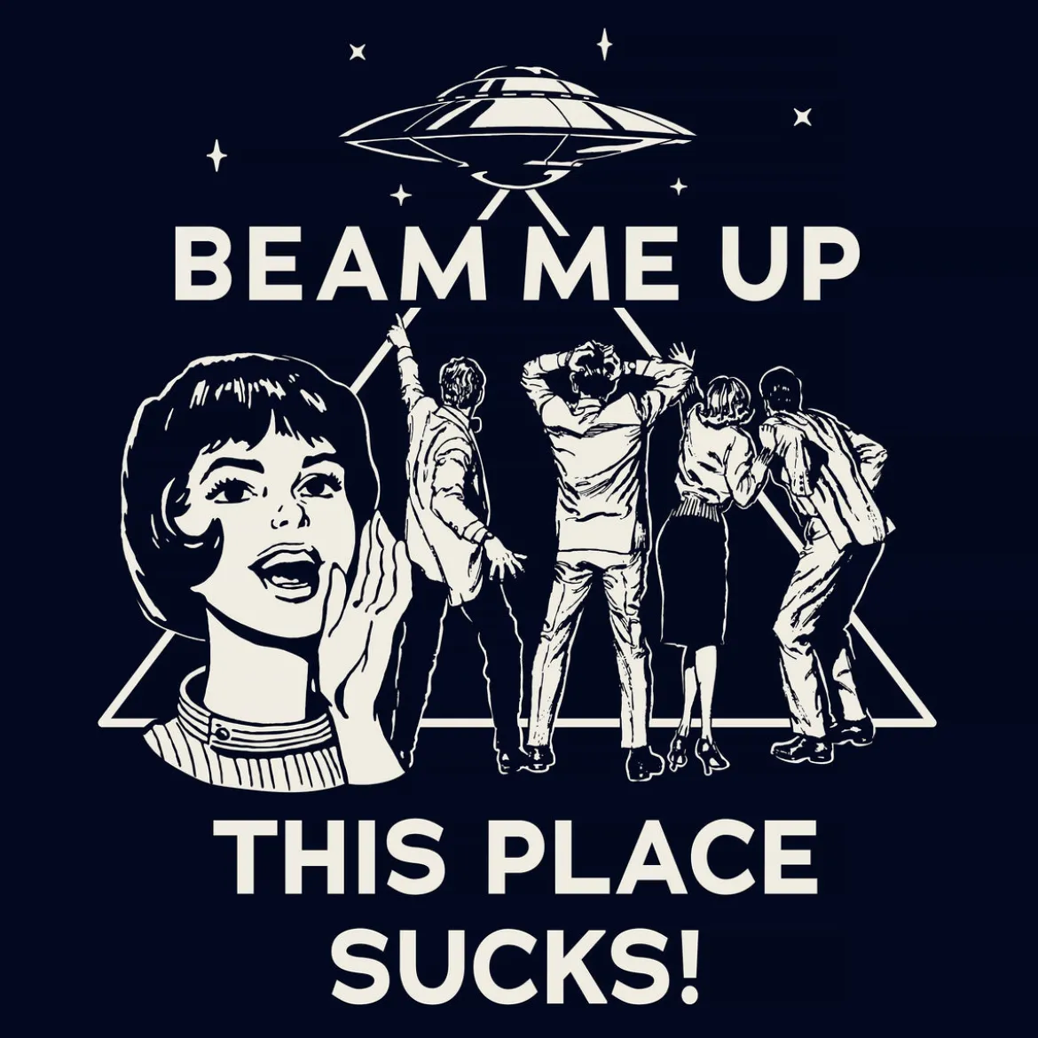 Stranger Things - Beam Me Up T-Shirt