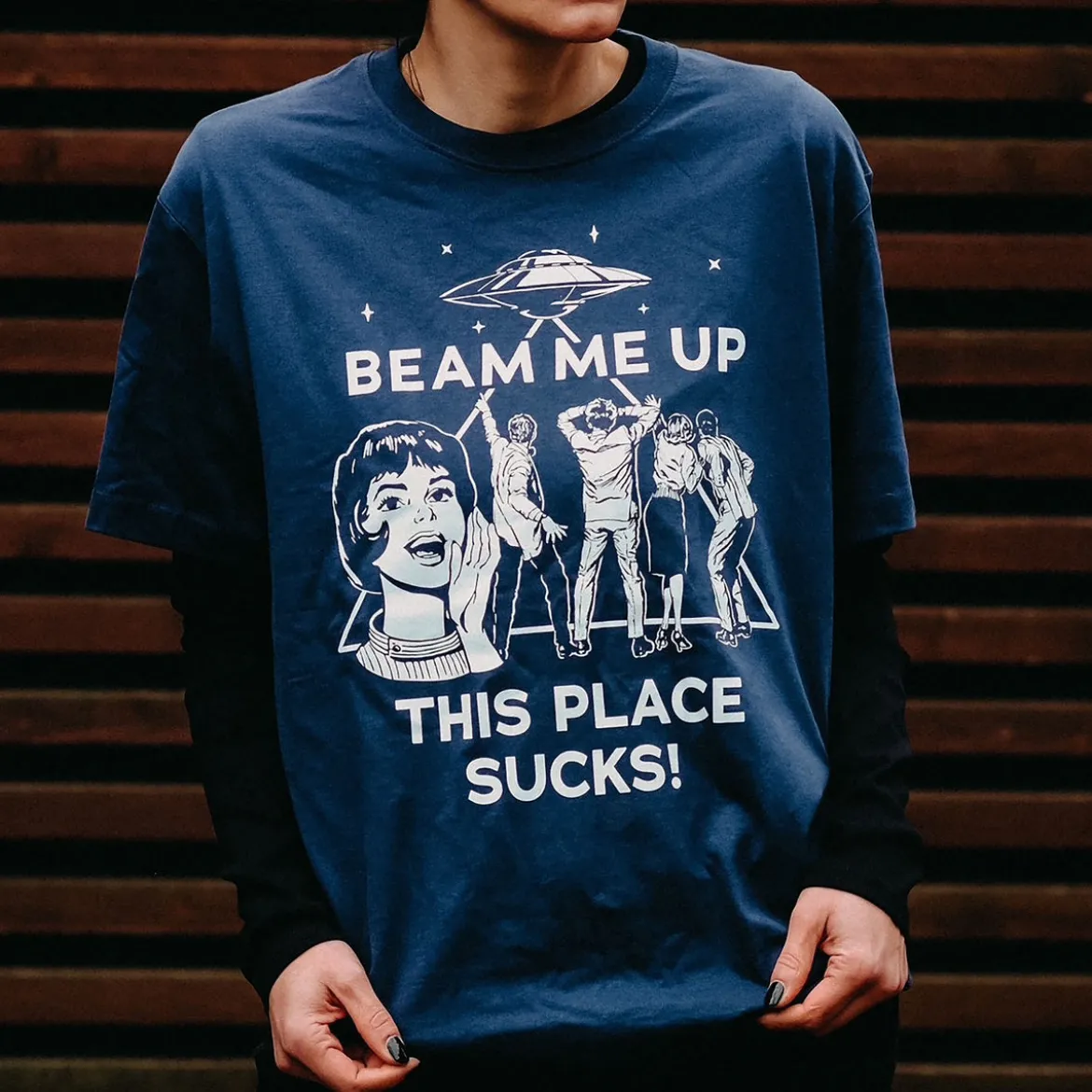 Stranger Things - Beam Me Up T-Shirt
