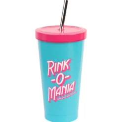 Stranger Things Becher mit Strohhalm Rink-O-Mania 550 ml