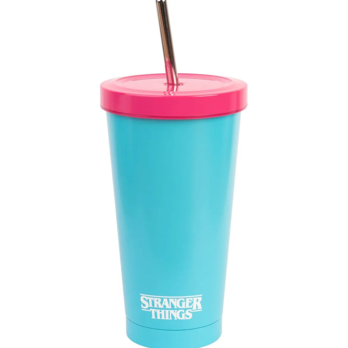 Stranger Things Becher mit Strohhalm Rink-O-Mania 550 ml