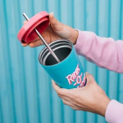 Stranger Things Becher mit Strohhalm Rink-O-Mania 550 ml
