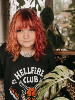 Stranger Things - Hellfire Club Logo T-Shirt schwarz