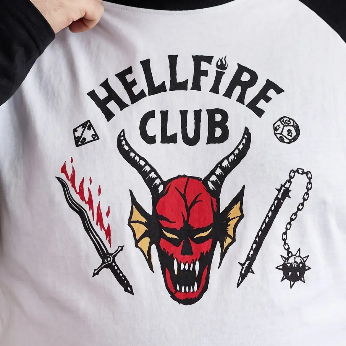 Stranger Things - Hellfire Club Wappen Longsleeve