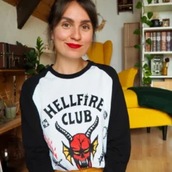 Stranger Things - Hellfire Club Wappen Longsleeve