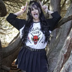 Stranger Things - Hellfire Club Wappen Longsleeve
