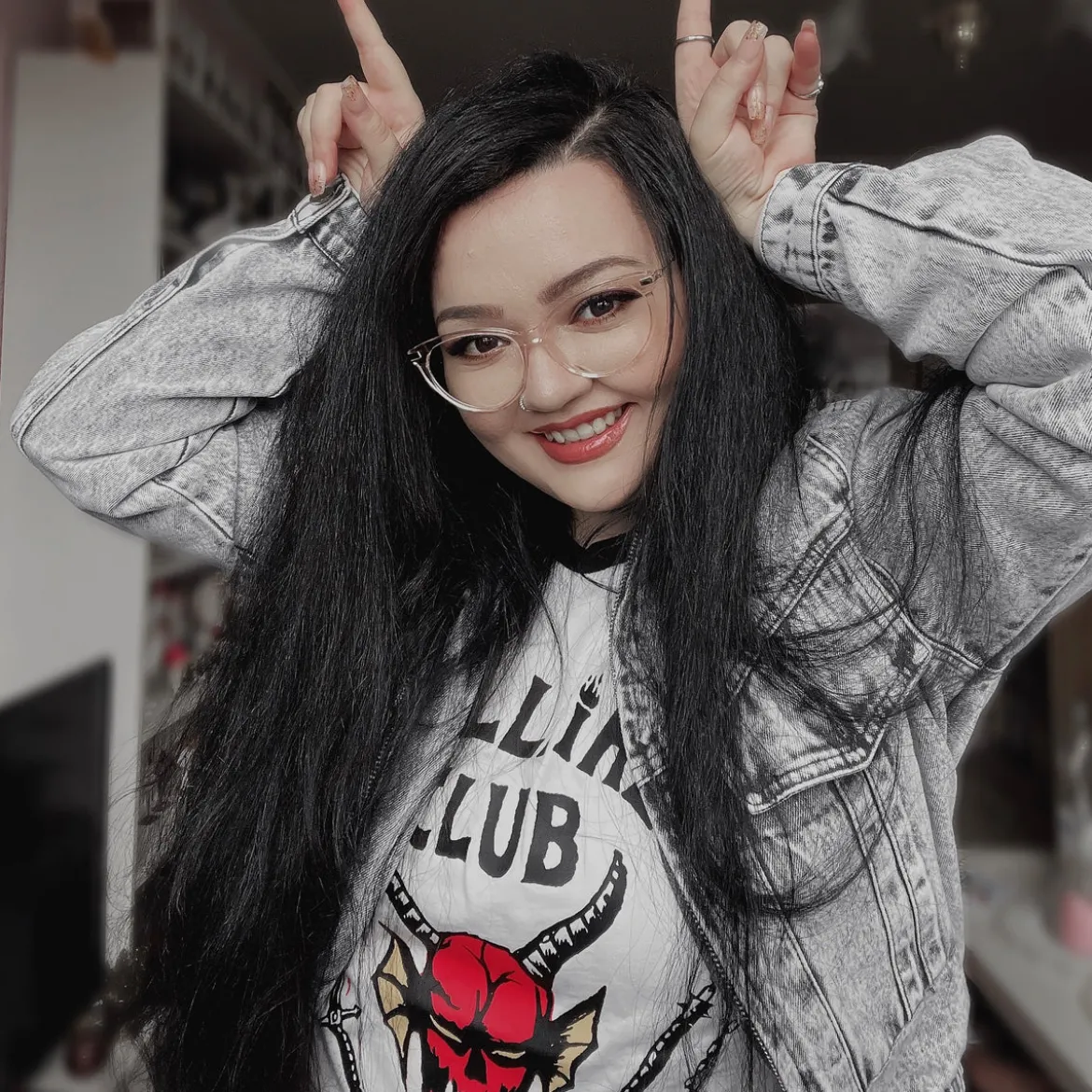 Stranger Things - Hellfire Club Wappen Longsleeve