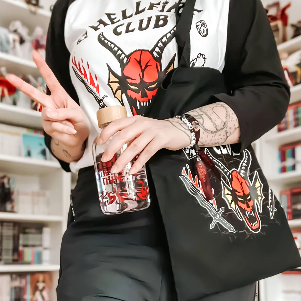 Stranger Things - Hellfire Club Jutebeutel