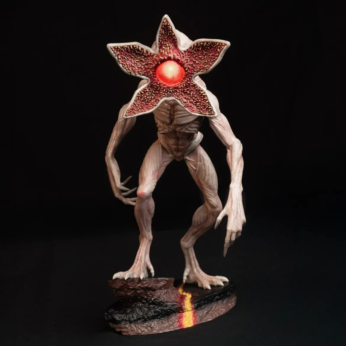 Stranger Things Lampe mit USB-C Demogorgon